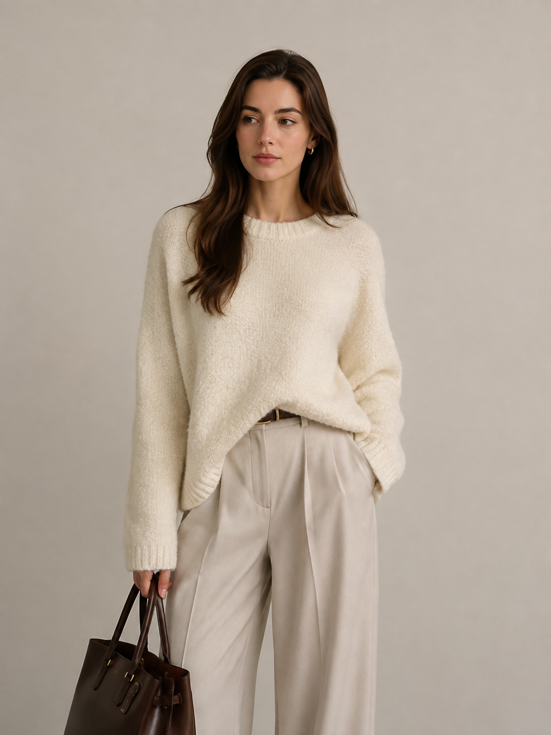 Lockerer Strickpullover