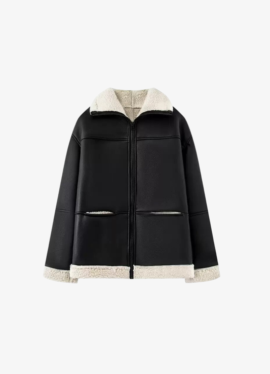 Herbst Jacke mit Teddyfleece