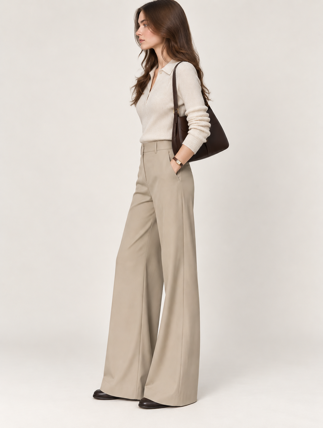Elegante Stoffhose